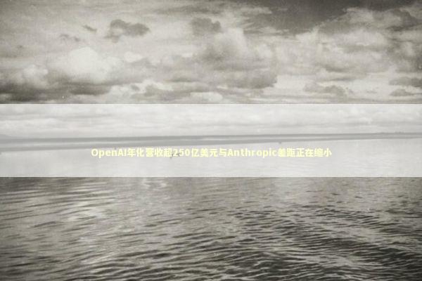 OpenAI年化营收超250亿美元与Anthropic差距正在缩小