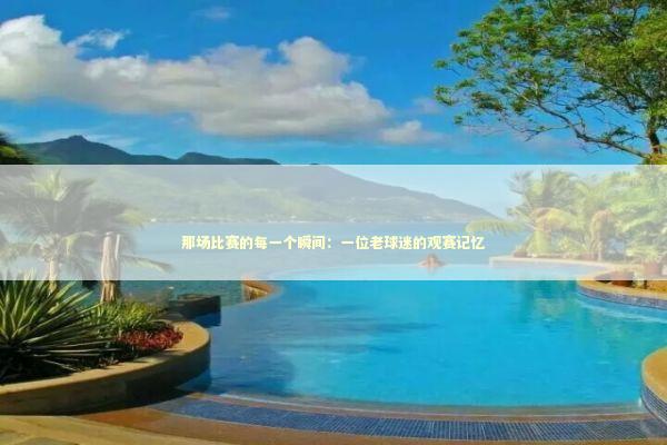 那场比赛的每一个瞬间：一位老球迷的观赛记忆